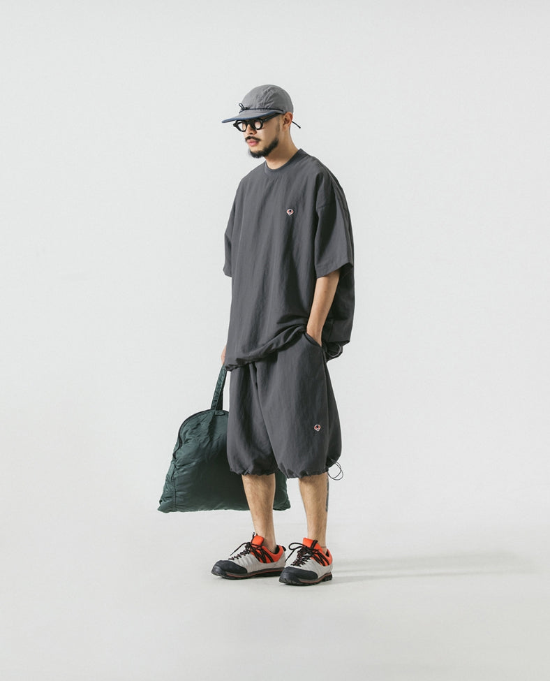 ANGLAN (アングラン) - [AG] Nylon Wappen String Half Pants – einz.jp