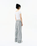 Double-Waisted Jersey Pants / Sliver Grey
