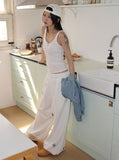 BUTTON GOLGI SLEEVELESS