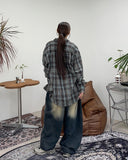 GL flannel check shirt