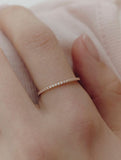 Truly Essence 14K Full Pave Ring