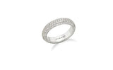 Essence Silver (W) Luxe Full Pave Ring M