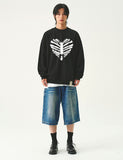 Bone Heart Dot Silhouette Sweatshirt