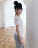 Marmon Crochet Short Sleeve T-shirt