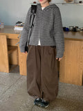 Kehilta Rivet Cotton Banding Balloon Wide Pants