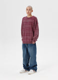 WASHED STRIPE KNIT