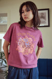 CAKE PARTY Pigment Crop Short Sleeve Tee