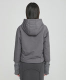 Hooded Asymmetrical Puffer Jacket