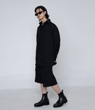 Semi Wide Bermuda Cargo Banding Slacks