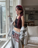 [U-BASIC] Boldy Brushed Crop Sleeveless