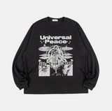 Universal peace printing long sleeve