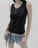 Le dan Strap Layered Sleeveless