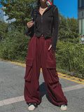 Hack Wide Big Pocket Sweat Cargo Pants