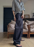 Leah Curved Cotton Pants