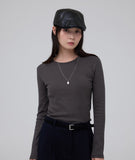 PRTN) Porterna Basic Round T-Shirt