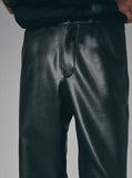 Flow Line Leather Pants Man