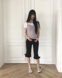 Blem Off-shoulder Short Sleeve T-shirt