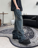 Riken Oil Washing Flare Jeans