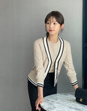 Sade Color Matching Cardigan