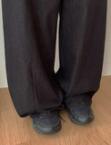 Sankyu Raw Denim Wide Pants