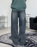 Zied Tin Washing Cutting Denim Pants