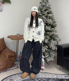 Aaron Butterfly Angora Cardigan