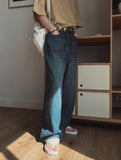 Miz Wide Stripe Denim Pants