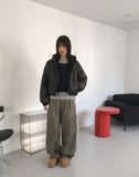Pcom Vintage Pocket Wide Cargo Pants