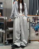 Nuzz Pintuck Belted Balloon Sweatpants