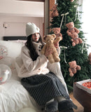 Hug Wool High Neck Short Coat