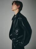 Fox Leather Oval Pocket Jacket