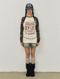 NEW LIFE Camo Raglan Long Sleeve T-Shirt