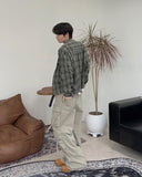 Kaan Cutting Check Shirt