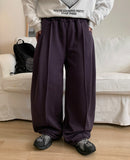 Bantree pin tuck line banding pants