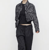 Leehen denim crop jacket