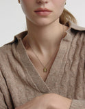 Volume Square Silver (C) H BAR Necklace M