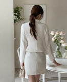 Ariel Tailored Collar Short Jacket