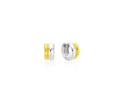 Champagne Full Moon Silver (C) Duo Earrings S