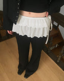Into Wool Tiered Frill Wrap Skirt