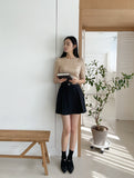 Nien Ribbed Round Knit
