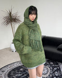 Blan Brush Round Knit