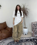 Lopen Pigment Balloon Cargo Pants