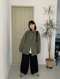 [unisex] Chute pocket two-way field jacket