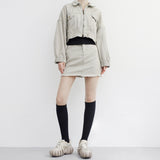 Sie Cotton Crop Jacket
