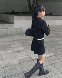 Dias Crop Collar Zip Up Jacket