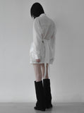 UND NYLON CARGO WRAP SKIRT