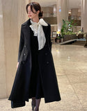 Seria Collar Wool Flare Long Coat