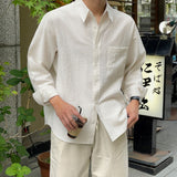 Lenuo Texture Linen Shirt