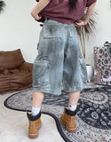 Melanon Dirty Cargo Bermuda Pants