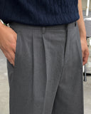 Bern pintuck wide slacks